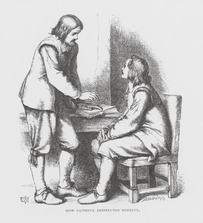 How Faithful instructed Hopeful (metszet) alkotó: James Dawson Watson