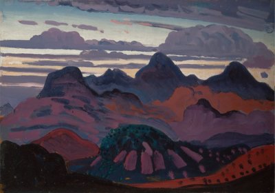 Moelwynek a Llan Ffestiniogból alkotó: James Dickson Innes