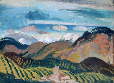 „Vernet”, provence-i táj, 1912 alkotó: James Dickson Innes
