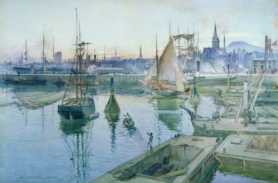 Dundee a kikötőből, 1888 alkotó: James Douglas