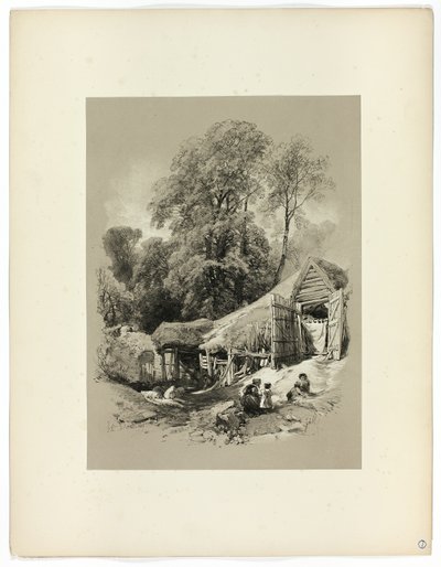 Dorkingban, a Festői válogatásokból alkotó: James Duffield Harding