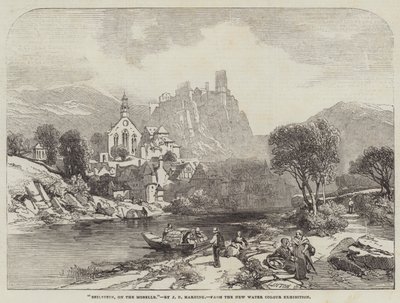 Beilstein, a Mosel-parton alkotó: James Duffield Harding