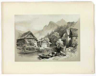 Brunnen, a festői válogatásokból alkotó: James Duffield Harding