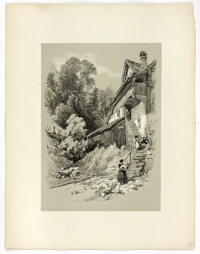 Brunnen, a Festői válogatásokból alkotó: James Duffield Harding