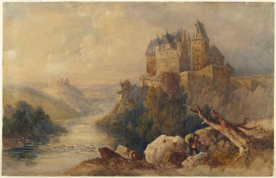 Kora reggel a Moselnél alkotó: James Duffield Harding