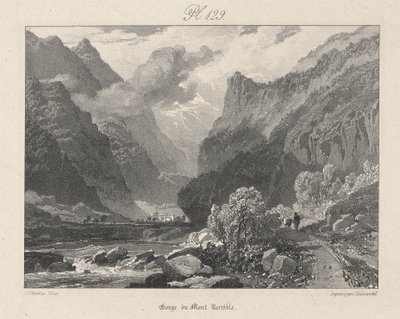 Mont Terrible Gorge alkotó: James Duffield Harding