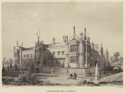 Helmingham Hall, Suffolk alkotó: James Duffield Harding