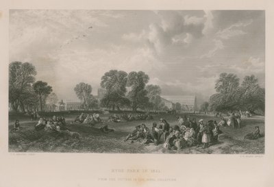 A Hyde Parkban 1851-ben alkotó: James Duffield Harding