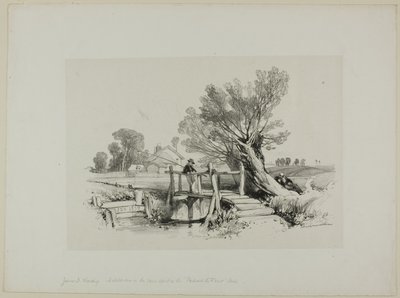 Táj fiú horgászattal alkotó: James Duffield Harding