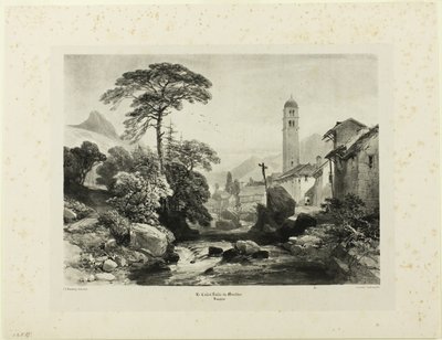 Le Casset; Vallee du Monetier alkotó: James Duffield Harding