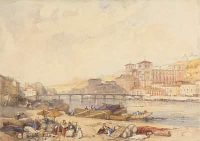 Lyon a Rhone-parti Quayside-ból alkotó: James Duffield Harding