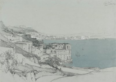 Nápoly a Strada Nouva felől, 1830. nov.26 alkotó: James Duffield Harding