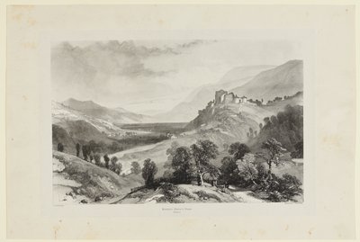 Pontcharra, Bayard kastélya alkotó: James Duffield Harding