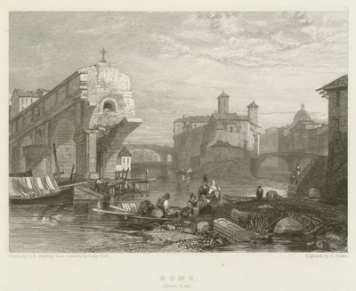 Róma, Ponte Rotti alkotó: James Duffield Harding