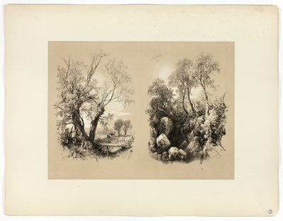 South Brent, a Picturesque Selections-tól alkotó: James Duffield Harding