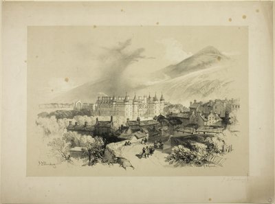 A Holyrood-palota alkotó: James Duffield Harding