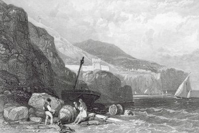 Vico, Nápolyi öböl, Olaszország (metszet) alkotó: James Duffield Harding