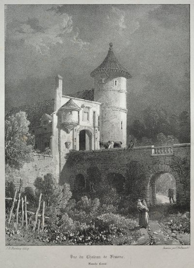 Festői és romantikus utazások az ókori Franciaországban. Franche-Comte..., 1825. alkotó: James Duffield Harding