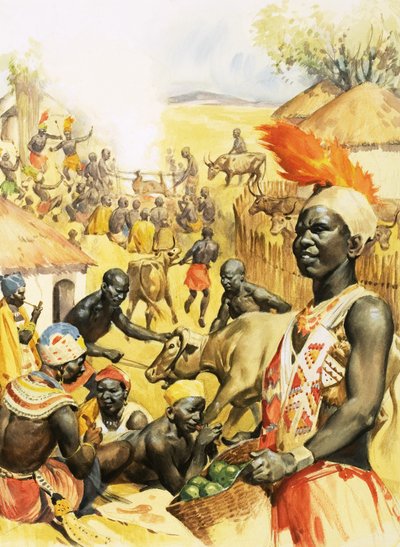 Bantu falu alkotó: James Edwin McConnell