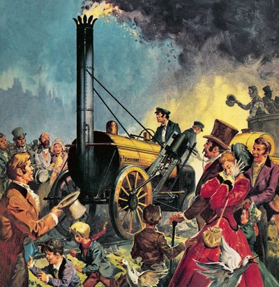 George Stephenson rakétája alkotó: James Edwin McConnell