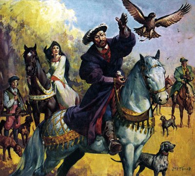 VIII. Henrik és Boleyn Anna alkotó: James Edwin McConnell