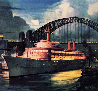 SS Canberra alkotó: James Edwin McConnell