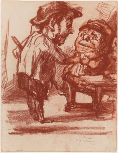 Nach Daumier: Die fröhlichen Jäger alkotó: James Ensor