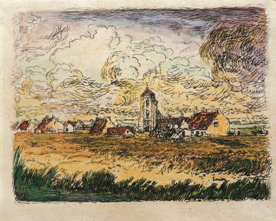 Belgium, Mariakerke kis kilátása alkotó: James Ensor