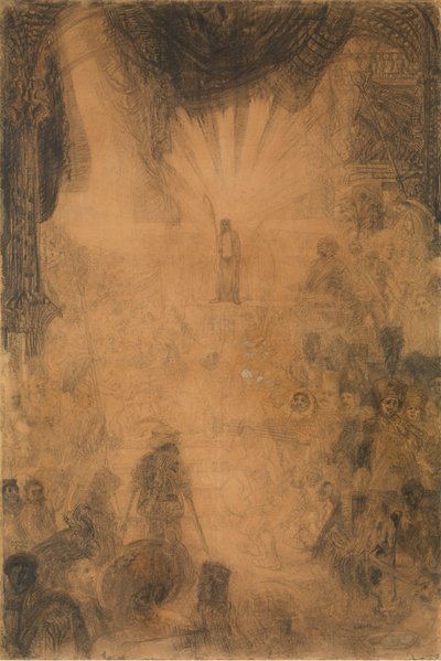 Christus dem Volk gezeigt alkotó: James Ensor
