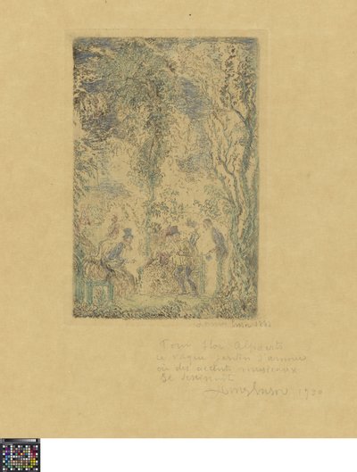 Der Liebesgarten alkotó: James Ensor