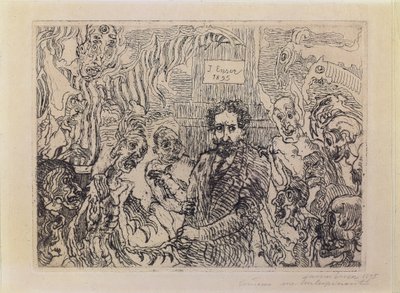 Demons Teasing Me alkotó: James Ensor