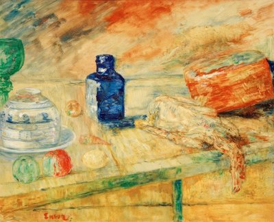 A kék üveg alkotó: James Sidney Ensor