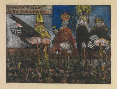 Tantételes táplálkozás alkotó: James Ensor
