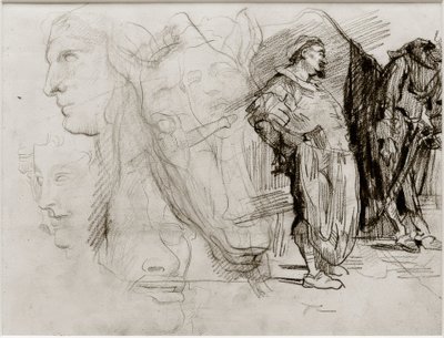 Don Quijote és a lófej alkotó: James Sidney Ensor