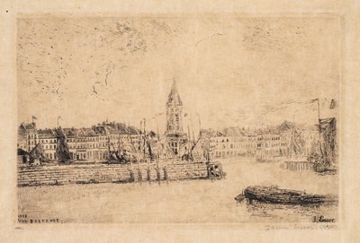 Kilátás Oostende keleti részére alkotó: James Ensor