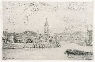 Kilátás Oostende keleti részére alkotó: James Ensor