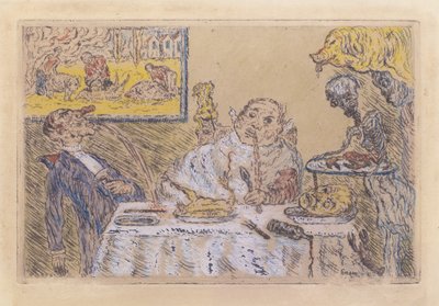 Torkosság alkotó: James Ensor