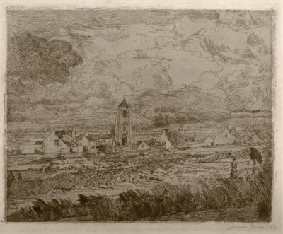 Nagyszerű kilátás Mariakerkére alkotó: James Sidney Ensor