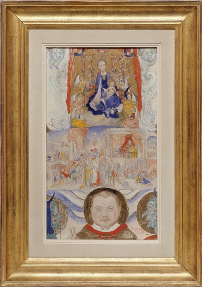 Ikon, Eugene Demolder portréja alkotó: James Ensor