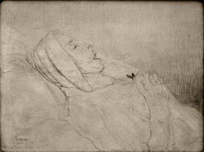 halott anyám alkotó: James Sidney Ensor