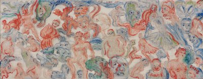 Szörnyek összefonva, összefűzve, összefonva (A) alkotó: James Ensor