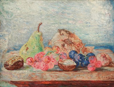 Körte, szőlő, dió; Poires, mazsola, noix alkotó: James Ensor