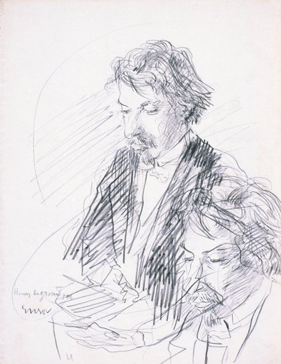 Henry de Groux művész portréja alkotó: James Ensor
