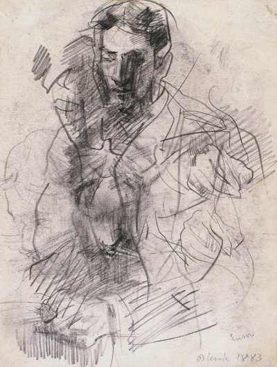 A művész, Willy Finch portréja alkotó: James Ensor