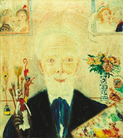 Önarckép; Automatikus portré alkotó: James Ensor