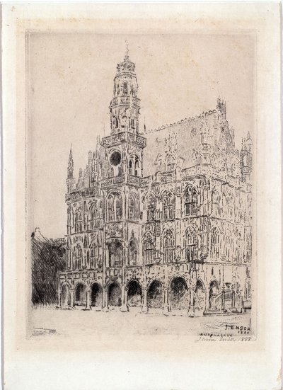 Oudenaarde városháza alkotó: James Ensor