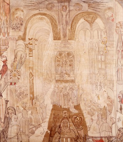 Szimbolikus kompozíció alkotó: James Ensor