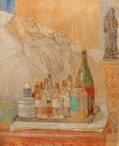 A művész édesanyja halála után alkotó: James Ensor