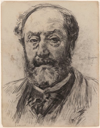 Emile Augier drámaíró alkotó: James Ensor
