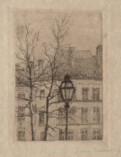 A lámpa alkotó: James Ensor